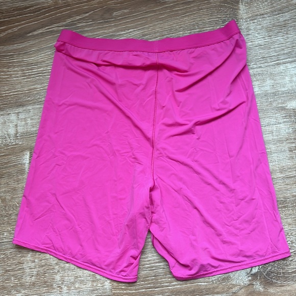 AERIE Smoothez High Waisted Boyshort Pantie Sz L Fuchsia Pink - Picture 3 of 4